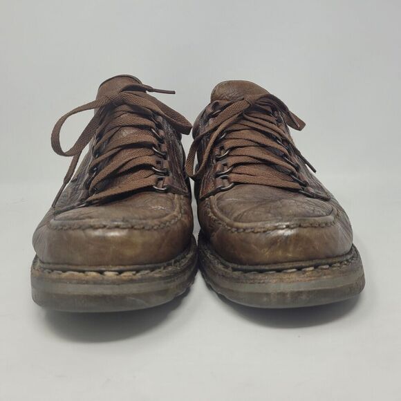 Mephisto Shoes Mens 13 Brown Leather Oxford Textured - Picture 3 of 10